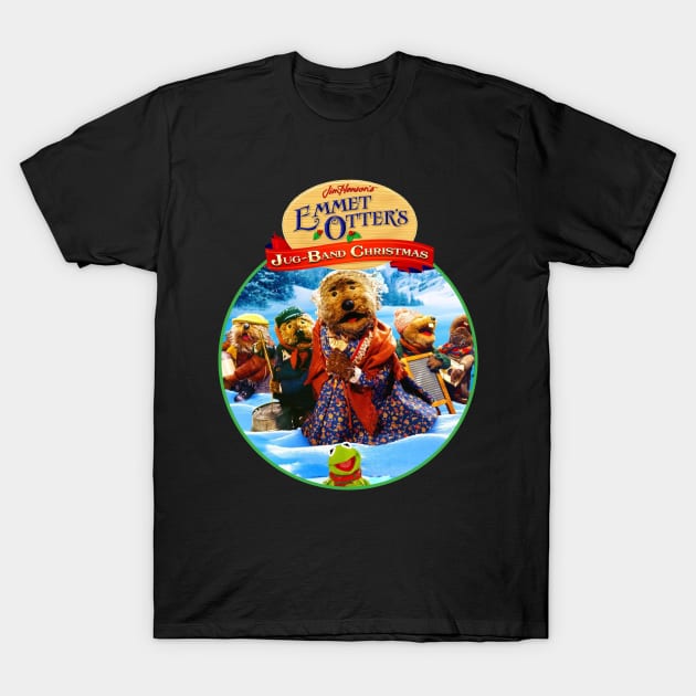 Funny Emmet Otters Jug Band Christmas Vintage T-Shirt by makakoli77